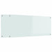 Keukenachterwand 2 st Wit 120 x 50 cm gehard glas