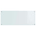 Keukenachterwand 2 st Wit 120 x 50 cm gehard glas