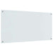 Keukenachterwand 2 st Wit 120 x 60 cm gehard glas