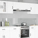 Keukenachterwand 2 st Doorzichtig 110 x 40 cm gehard glas