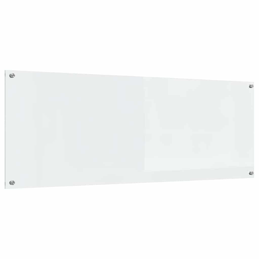 Keukenachterwand 2 st Doorzichtig 110 x 40 cm gehard glas