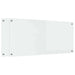 Keukenachterwand 2 st Doorzichtig 110 x 50 cm gehard glas