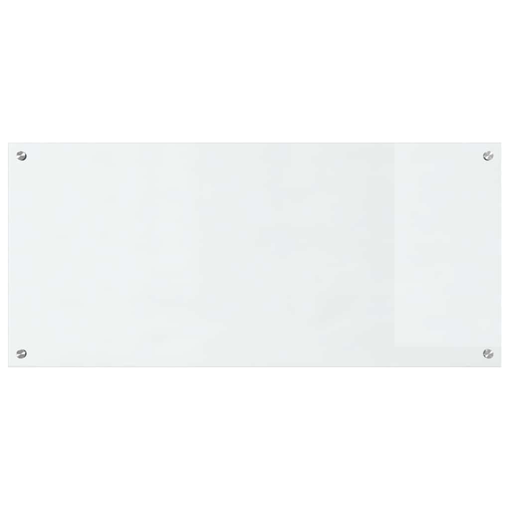 Keukenachterwand 2 st Doorzichtig 110 x 50 cm gehard glas