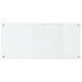 Keukenachterwand 2 st Doorzichtig 110 x 50 cm gehard glas