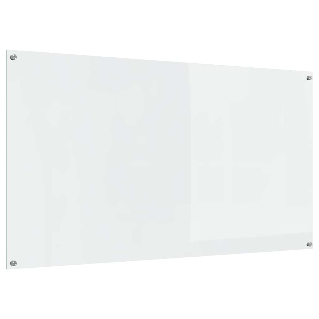 Keukenachterwand 2 st Doorzichtig 110 x 60 cm gehard glas