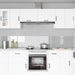 Keukenachterwand 2 st Doorzichtig 120 x 40 cm gehard glas