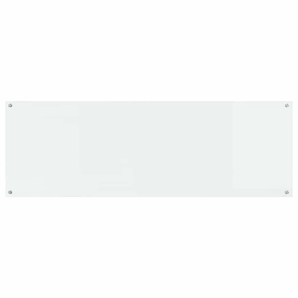 Keukenachterwand 2 st Doorzichtig 120 x 40 cm gehard glas