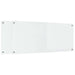 Keukenachterwand 2 st Doorzichtig 120 x 50 cm gehard glas