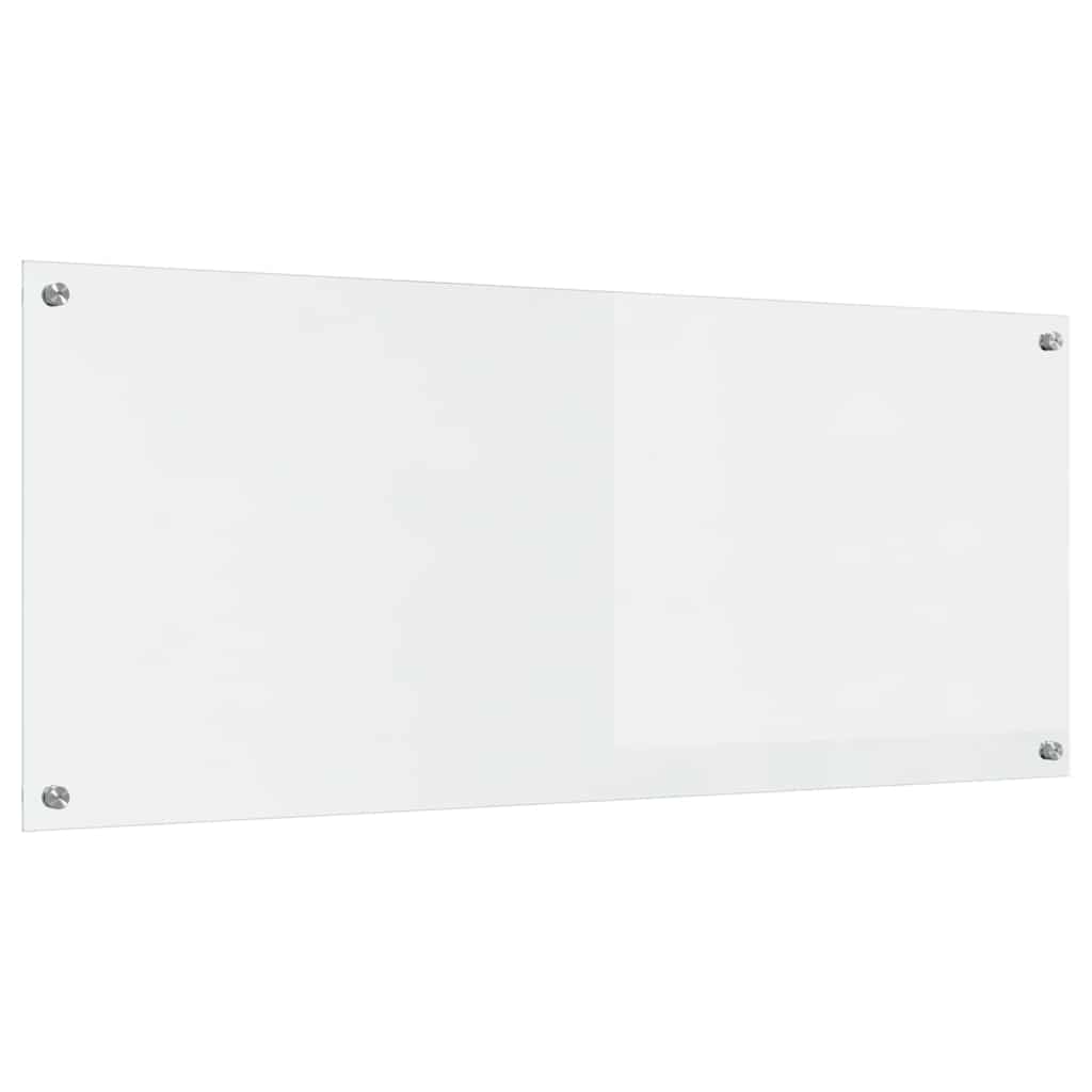 Keukenachterwand 2 st Doorzichtig 120 x 50 cm gehard glas
