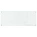 Keukenachterwand 2 st Doorzichtig 120 x 50 cm gehard glas