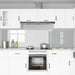 Keukenachterwand 2 st Doorzichtig 120 x 60 cm gehard glas