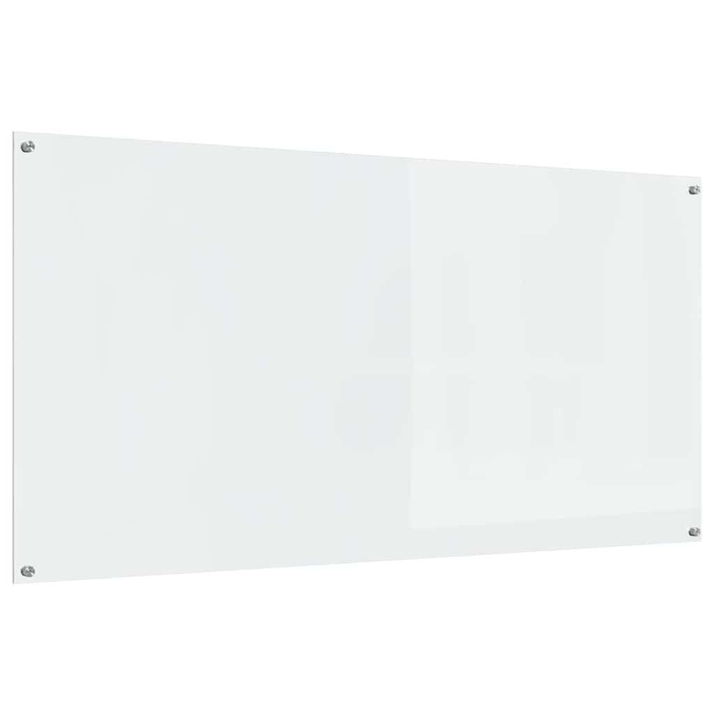 Keukenachterwand 2 st Doorzichtig 120 x 60 cm gehard glas