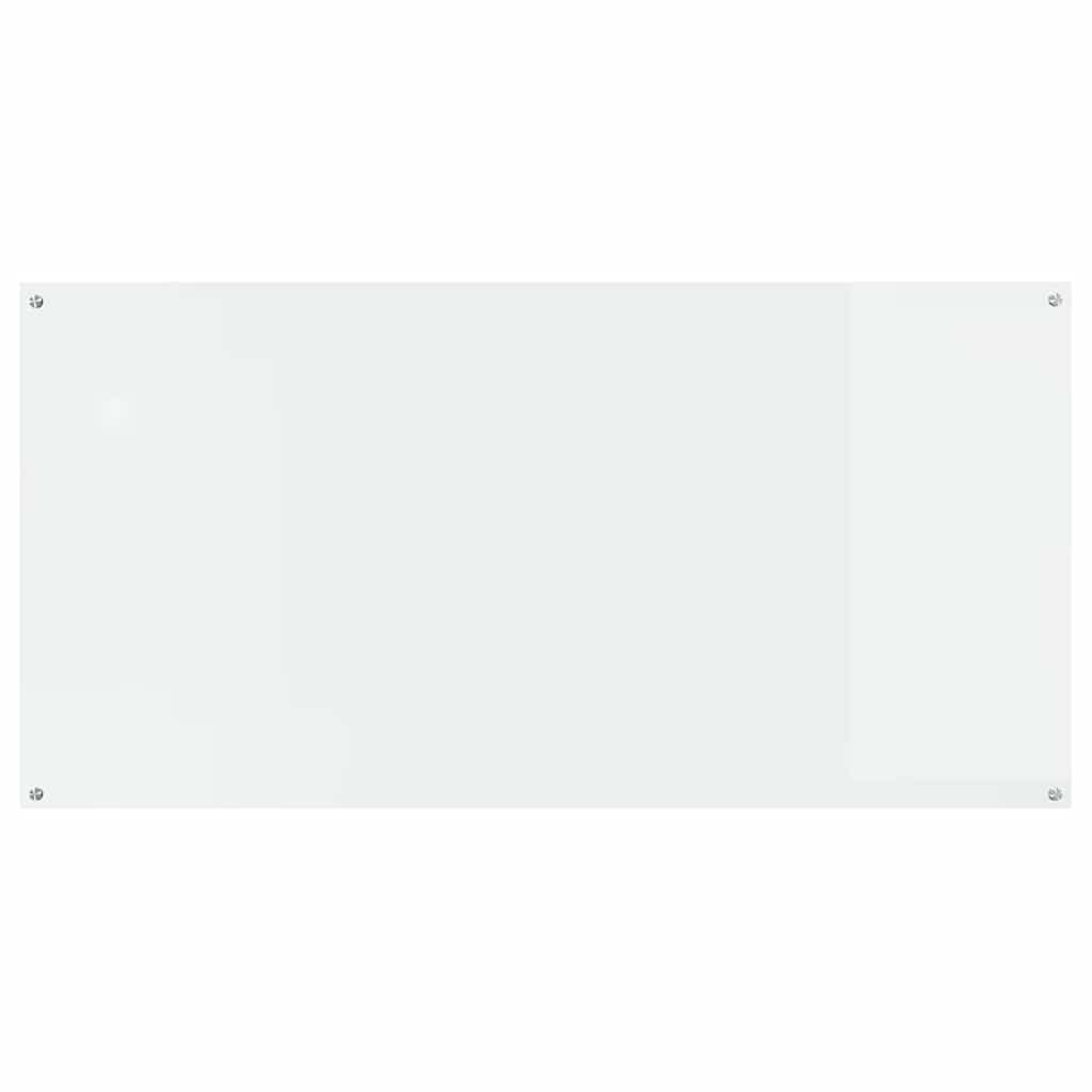 Keukenachterwand 2 st Doorzichtig 120 x 60 cm gehard glas