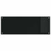 Keukenachterwand 2 st Zwart 110 x 40 cm gehard glas