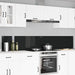 Keukenachterwand 2 st Zwart 120 x 40 cm gehard glas