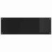 Keukenachterwand 2 st Zwart 120 x 40 cm gehard glas
