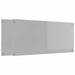 Keukenachterwand 2 st Lichtgrijs 110 x 50 cm gehard glas