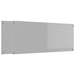 Keukenachterwand 2 st Lichtgrijs 120 x 50 cm gehard glas