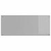 Keukenachterwand 2 st Lichtgrijs 120 x 50 cm gehard glas