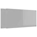 Keukenachterwand 2 st Lichtgrijs 120 x 60 cm gehard glas