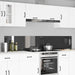 Keukenachterwand 2 st Donkergrijs 110 x 40 cm gehard glas