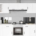 Keukenachterwand 2 st Donkergrijs 110 x 40 cm gehard glas