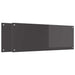 Keukenachterwand 2 st Donkergrijs 110 x 40 cm gehard glas