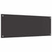 Keukenachterwand 2 st Donkergrijs 110 x 40 cm gehard glas
