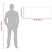 Keukenachterwand 2 st Donkergrijs 110 x 40 cm gehard glas
