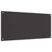 Keukenachterwand 2 st Donkergrijs 110 x 50 cm gehard glas