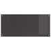 Keukenachterwand 2 st Donkergrijs 110 x 50 cm gehard glas