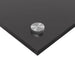 Keukenachterwand 2 st Donkergrijs 110 x 60 cm gehard glas