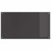 Keukenachterwand 2 st Donkergrijs 110 x 60 cm gehard glas