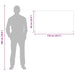 Keukenachterwand 2 st Donkergrijs 110 x 60 cm gehard glas