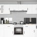 Keukenachterwand 2 st Donkergrijs 120 x 40 cm gehard glas