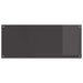 Keukenachterwand 2 st Donkergrijs 120 x 50 cm gehard glas