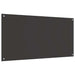 Keukenachterwand 2 st Donkergrijs 120 x 60 cm gehard glas