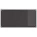 Keukenachterwand 2 st Donkergrijs 120 x 60 cm gehard glas