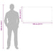 Keukenachterwand 2 st Donkergrijs 120 x 60 cm gehard glas