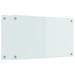 Keukenachterwand 2 st Wit 70 x 40 cm gehard glas