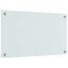 Keukenachterwand 2 st Wit 70 x 40 cm gehard glas