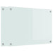 Keukenachterwand 2 st Wit 70 x 50 cm gehard glas