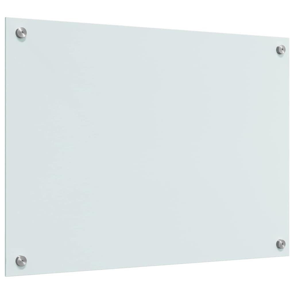 Keukenachterwand 2 st Wit 70 x 50 cm gehard glas