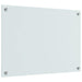 Keukenachterwand 2 st Wit 70 x 50 cm gehard glas