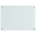 Keukenachterwand 2 st Wit 70 x 50 cm gehard glas