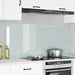 Keukenachterwand 2 st Wit 70 x 60 cm gehard glas