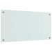 Keukenachterwand 2 st Wit 80 x 40 cm gehard glas