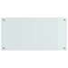 Keukenachterwand 2 st Wit 80 x 40 cm gehard glas