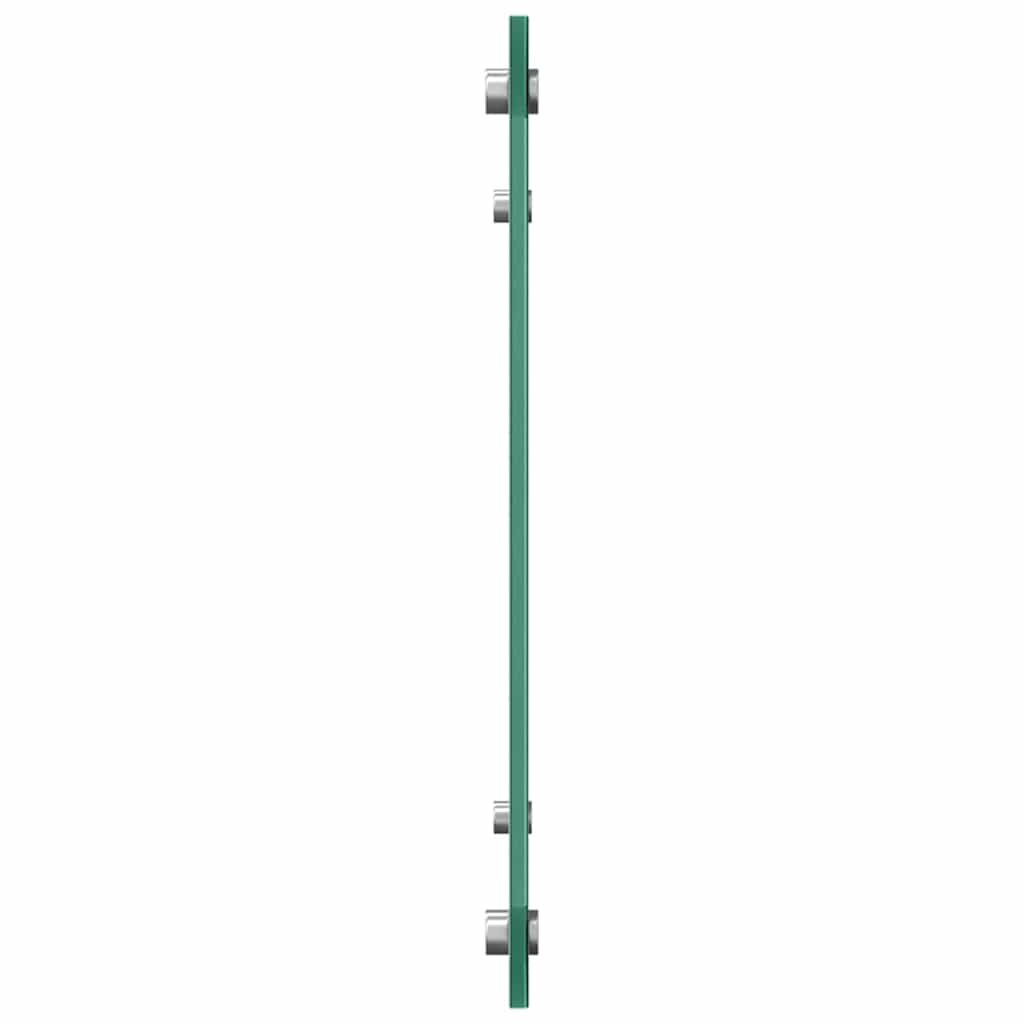 Keukenachterwand 2 st Wit 80 x 40 cm gehard glas