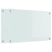 Keukenachterwand 2 st Wit 80 x 50 cm gehard glas